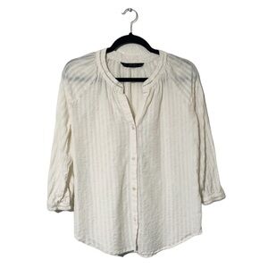 Zara Basic button up blouse